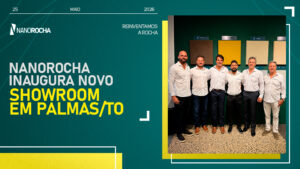 capa inauguração do showroom nanorocha em Palmas/TO