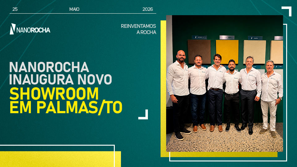 capa inauguração do showroom nanorocha em Palmas/TO